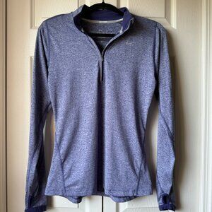 Nike Running Dri Fit Women's Pullover Sweatshirt Purple Long Sleeve - Size S
